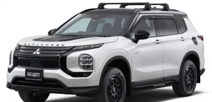 Mitsubishi Outlander 2024 – обзор гибрида и отделка Black Edition