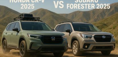 Subaru Forester 2025 vs Honda CR-V 2025 - лучший SUV для современной семьи?
