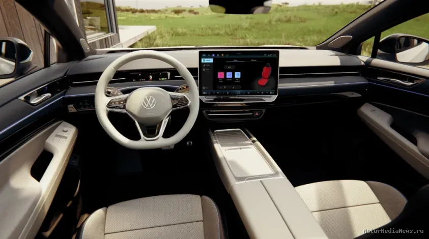 VW ID7 экран на 15 дюймов