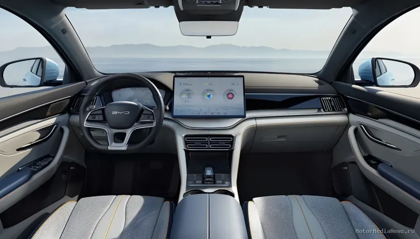 BYD Song Plus 2024 интерьер