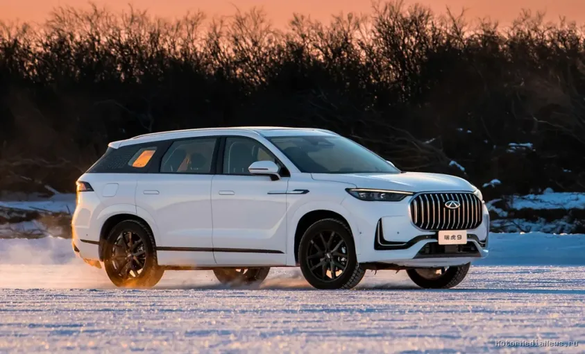 Chery Tiggo 9 2023 вид сбоку