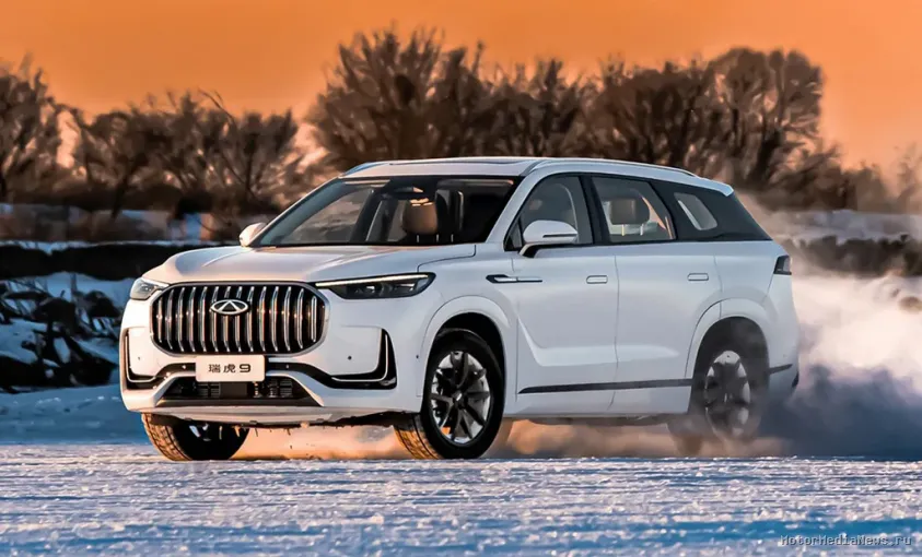 Chery Tiggo 9 2023 вид спереди