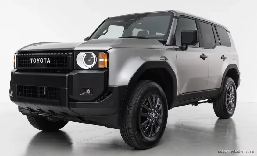 Toyota Land Cruiser 2024 вид спереди