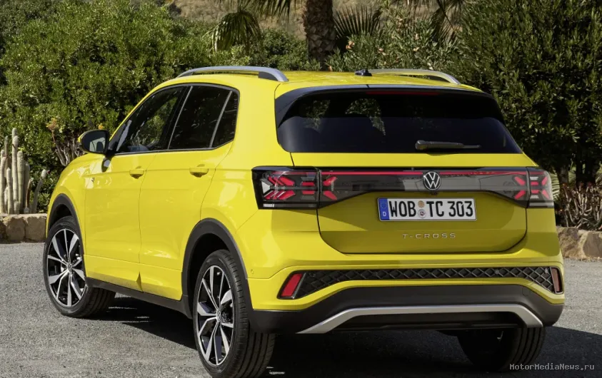 Задняя часть T-cross 2023