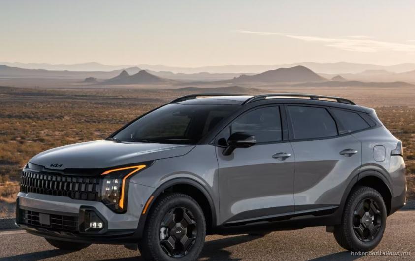 Kia Sportage боковая сторона