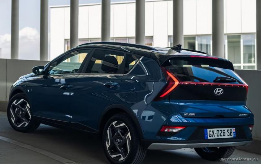 Задний бампер и оптика Hyundai Bayon 2025