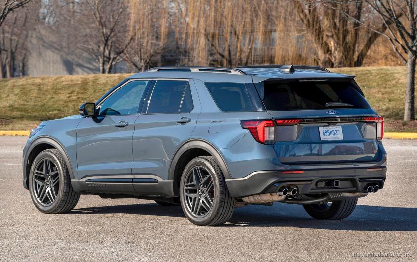 Задний бампер и оптика Ford Explorer ST 2025
