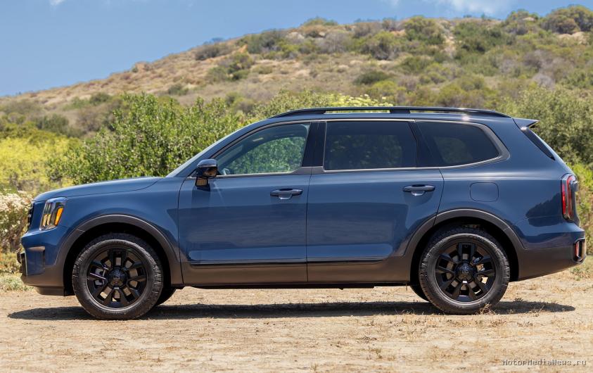 Вид сбоку Kia Telluride 2026