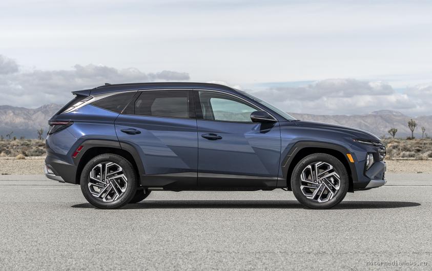 Боковая сторона Hyundai Tucson 2025