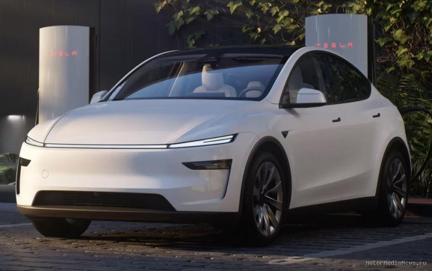 Улучшенный запас хода Tesla Model Y 2026