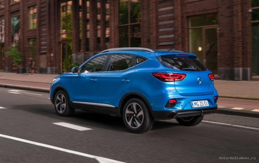 MG ZS EV боковая часть и задняя оптика