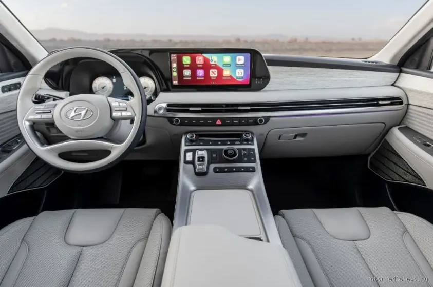 Hyundai Palisade 2023 дизайн торпедо