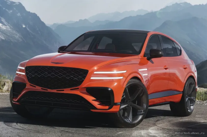 Genesis GV80 Coupe 2024 вид спереди
