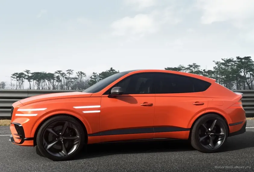 Genesis GV80 Coupe 2024, вид сбоку