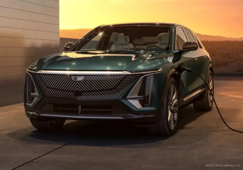 Эффектный кроссовер Cadillac Lyriq 2024 года