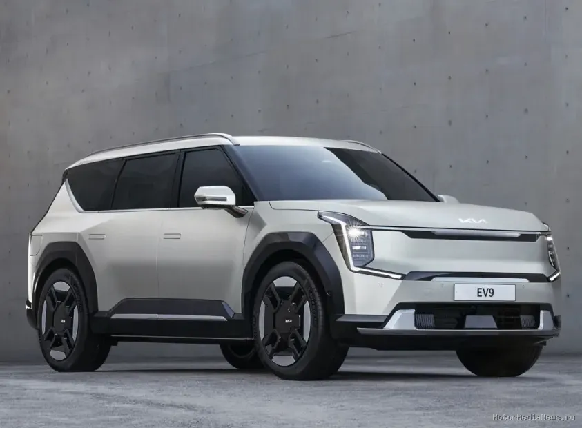 Kia EV9 уникальная передняя часть