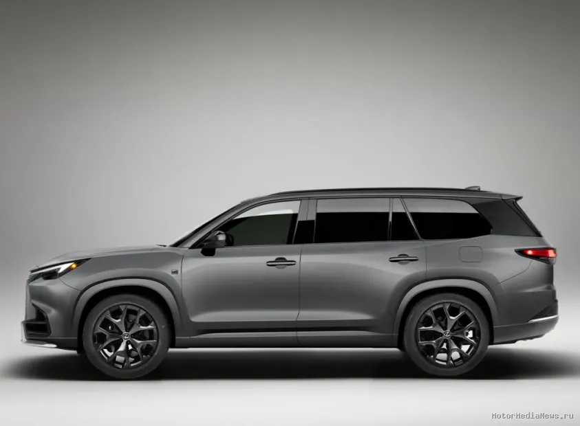 Lexus TX 2024 вид сбоку