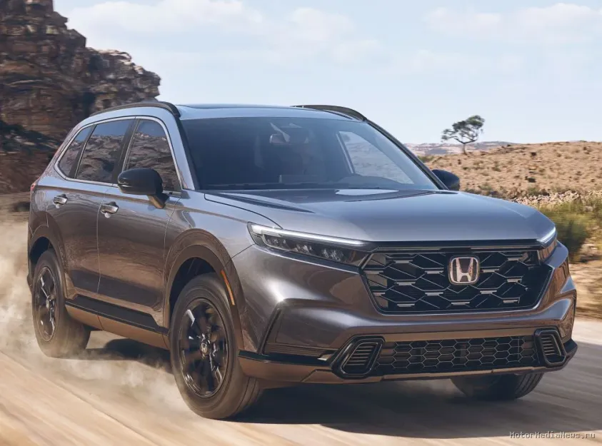 Кроссовер Honda CR-V Hybrid 2023 вид спереди