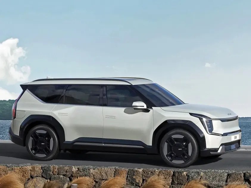Кузов Kia EV9 вид сбоку
