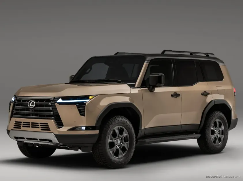 Lexus GX 2024 обновленный дизайн американская версия