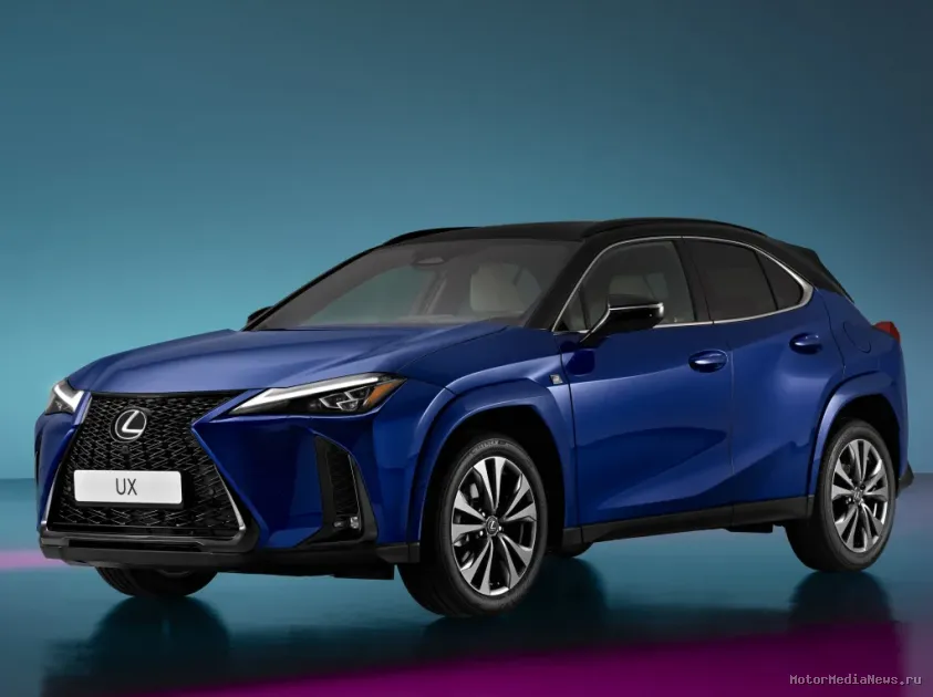 Lexus UX 2025 года вид спереди