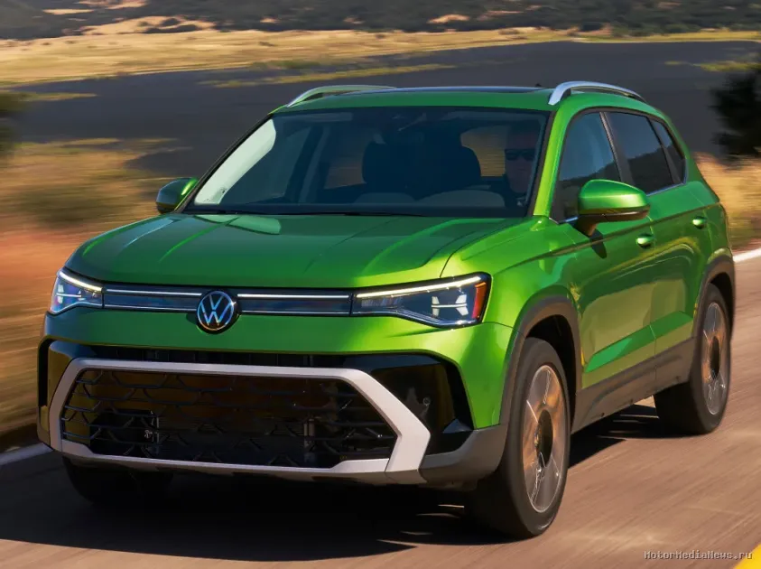 Volkswagen Taos 2025 вид спереди